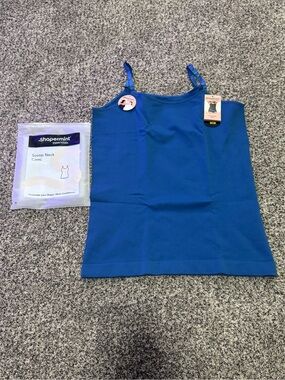 Shapermint NWT Blue Scoop Neck Cami